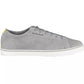 Sleek Gray Lace-Up Sports Sneakers