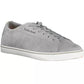 Sleek Gray Lace-Up Sports Sneakers