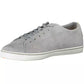 Sleek Gray Lace-Up Sports Sneakers