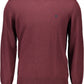 Crimson Wool Round Neck Sweater
