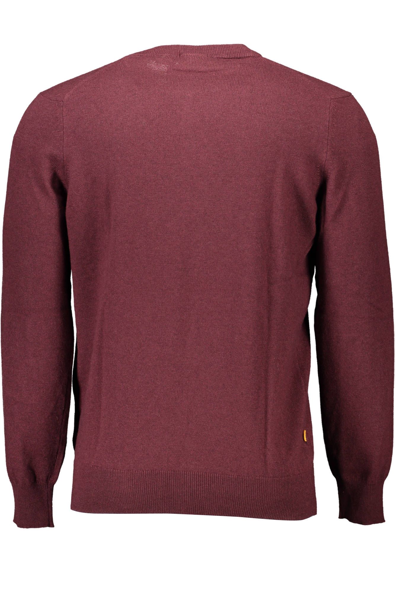 Crimson Wool Round Neck Sweater