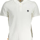 Elegant White Cotton Polo Shirt