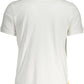 Elegant White Cotton Polo Shirt