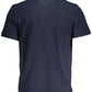 Elegant Blue Cotton Polo Shirt - Regular Fit