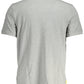 Elegant Gray Cotton Polo Shirt