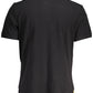 Sleek Black Polo Shirt with Emblem