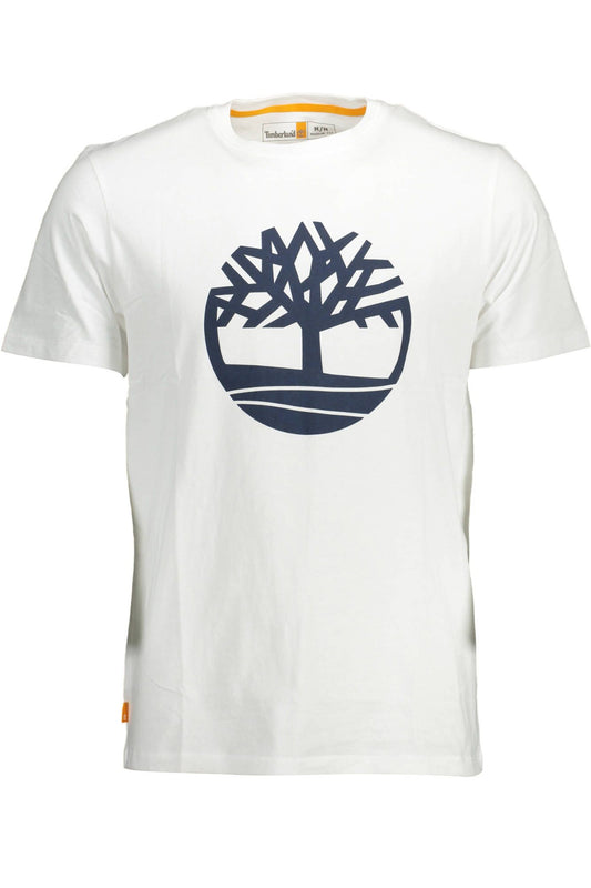 Eco-Conscious Organic Tee with Print Detail