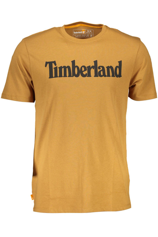 Eco-Conscious Crew Neck Brown Tee