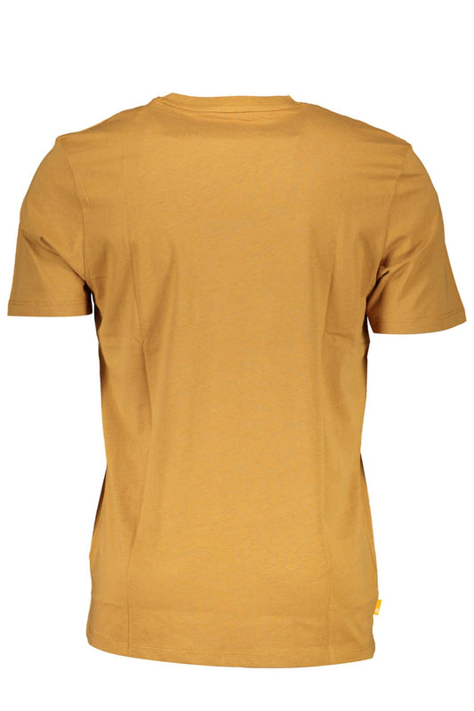 Eco-Conscious Crew Neck Brown Tee