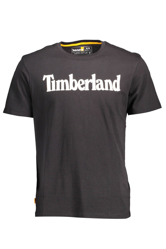 Eco-Conscious Cotton Tee in Sleek Black