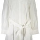 Chic Organic Cotton Shirt Dress with Belt