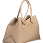 Chic Beige Double Compartment Shoulder Bag