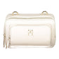 Chic White Contrast Detail Shoulder Bag
