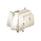 Chic White Contrast Detail Shoulder Bag