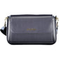 Elegant Blue Shoulder Bag with Contrast Details