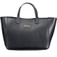 Elegant Blue Contrast Detail Handbag