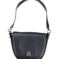 Elegant Blue Shoulder Bag with Contrasting Details