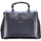 Chic Blue Contrasting Detail Handbag