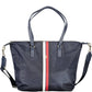 Chic Blue Sustainable Nylon Handbag