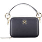 Chic Blue Contrasting Detail Handbag