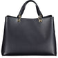 Elegant Blue Handbag with Versatile Handles