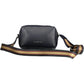 Elegant Blue Shoulder Bag with Contrasting Details