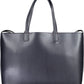 Elegant Blue Shoulder Bag with Pochette
