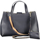 Elegant Two-Compartment Handbag with Logo
