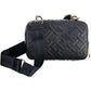 Chic Blue Shoulder Bag with Contrasting Accents