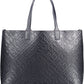 Chic Blue Contrasting Detail Shoulder Bag