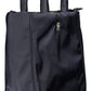 Chic Blue Contrast Detail Handbag with Logo