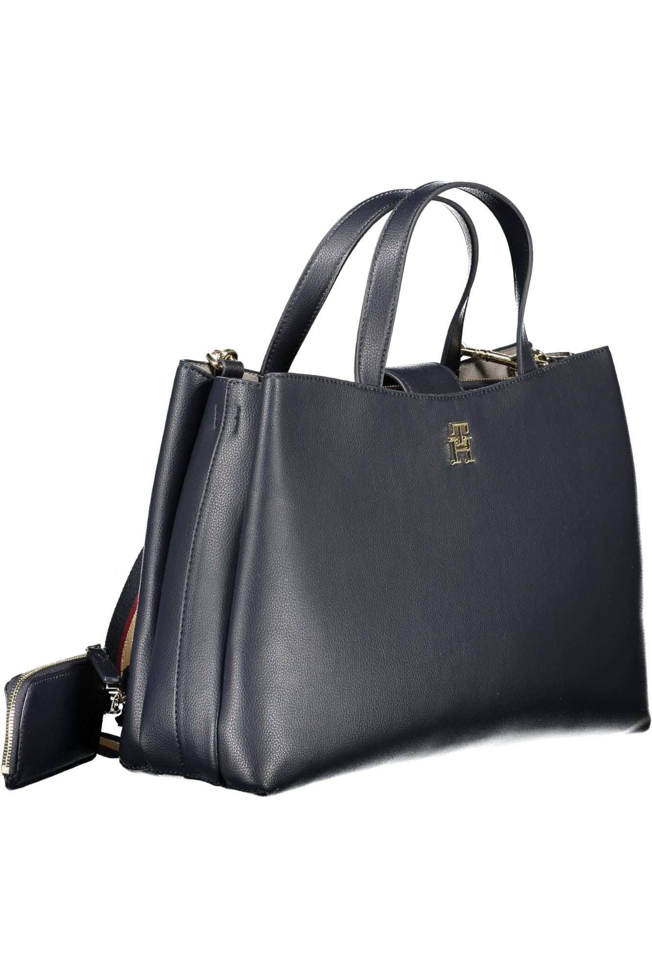 Elegant Two-Compartment Handbag with Logo