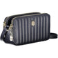 Chic Blue Contrasting Detail Shoulder Bag