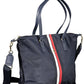 Chic Blue Sustainable Nylon Handbag
