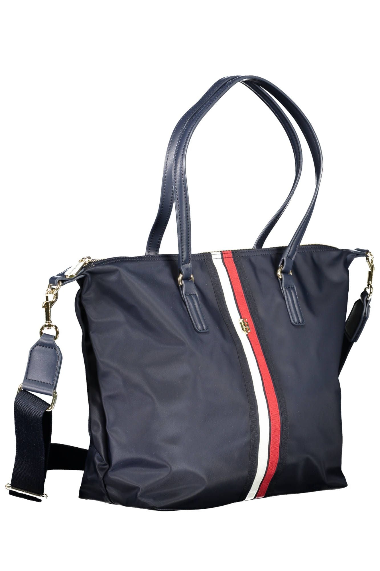 Chic Blue Sustainable Nylon Handbag