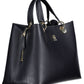 Elegant Blue Handbag with Versatile Handles