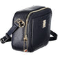 Chic Blue Shoulder Bag with Logo Detail