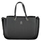 Chic Black Contrasting Detail Handbag