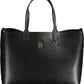 Elegant Black Shoulder Bag with Pochette