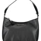 Elegant Black Shoulder Handbag with Logo Detail