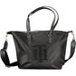 Elegant Black Shoulder Bag with Contrasting Accents