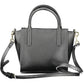 Elegant Black Shoulder Bag with Contrasting Details