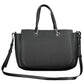 Chic Black Contrasting Detail Handbag