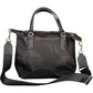 Elegant Black Nylon Handbag with Logo