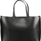 Elegant Black Shoulder Bag with Pochette