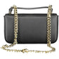 Black Polyester Elegance Shoulder Bag