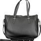 Chic Black Contrasting Detail Tote Bag