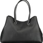 Elegant Black Polyester Shoulder Bag