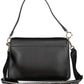 Elegant Black Shoulder Bag with Contrasting Details