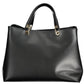 Elegant Black Multicompartment Handbag